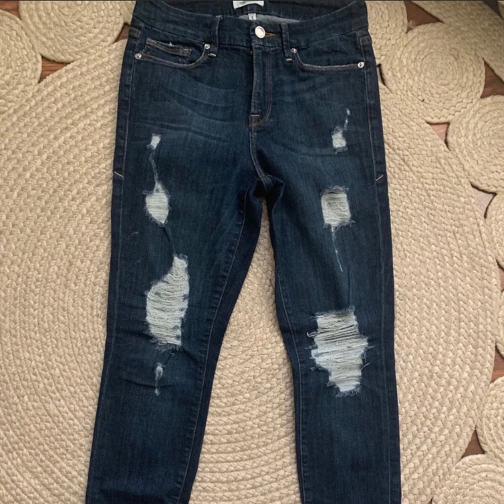 Good American good legs skinny jeans